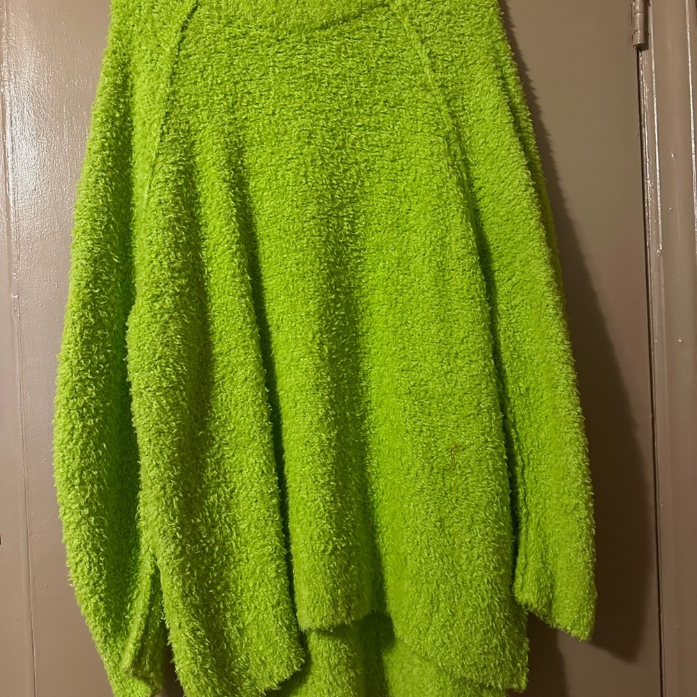 Free People Green Cozy Shrug Sweater